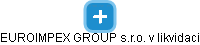 EUROIMPEX GROUP s.r.o. v likvidaci - obrázek vizuálního zobrazení vztahů obchodního rejstříku