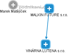 MALKIN FUTURE s.r.o. - obrázek vizuálního zobrazení vztahů obchodního rejstříku