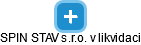 SPIN STAV s.r.o. v likvidaci - obrázek vizuálního zobrazení vztahů obchodního rejstříku