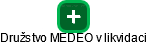 Družstvo MEDEO v likvidaci - obrázek vizuálního zobrazení vztahů obchodního rejstříku