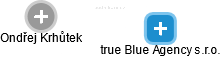 True Blue Agency s.r.o. - obrázek vizuálního zobrazení vztahů obchodního rejstříku