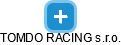 TOMDO RACING s.r.o. - obrázek vizuálního zobrazení vztahů obchodního rejstříku