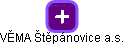 VĚMA Štěpánovice a.s. - obrázek vizuálního zobrazení vztahů obchodního rejstříku