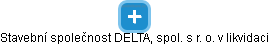 Stavební společnost DELTA, spol. s r. o. v likvidaci - obrázek vizuálního zobrazení vztahů obchodního rejstříku