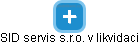 SID servis s.r.o. v likvidaci - obrázek vizuálního zobrazení vztahů obchodního rejstříku