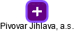 Pivovar Jihlava, a.s. - obrázek vizuálního zobrazení vztahů obchodního rejstříku