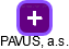 PAVUS, a.s. - obrázek vizuálního zobrazení vztahů obchodního rejstříku